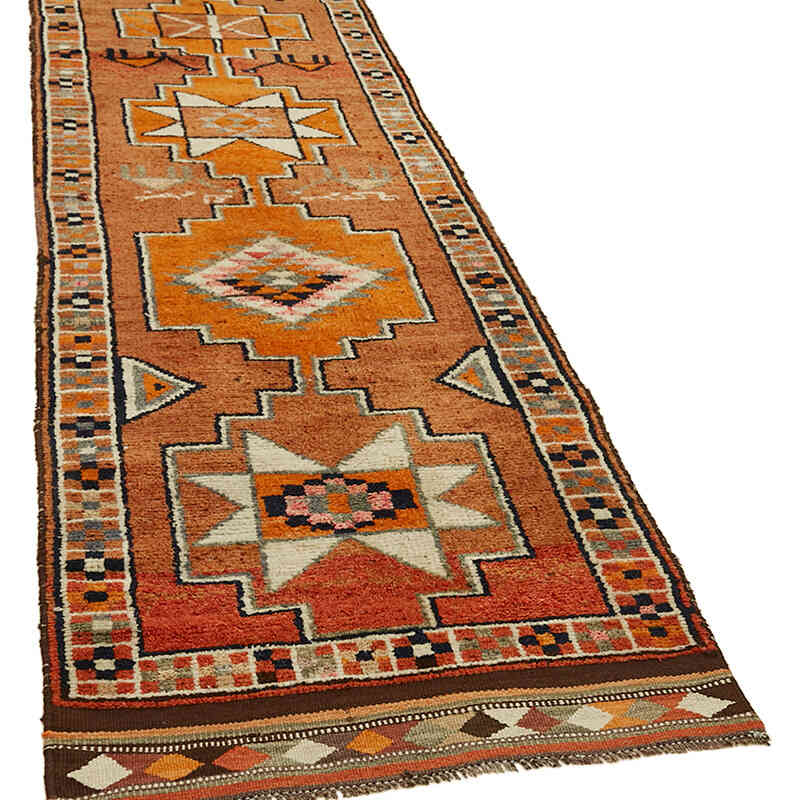 Alfombra Vintage de pasillo - 96 cm x 335 cm - K0059607