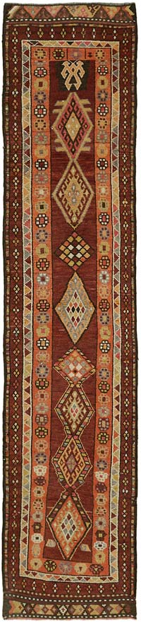 Vintage Anadolu Yolluk - 92 cm x 403 cm