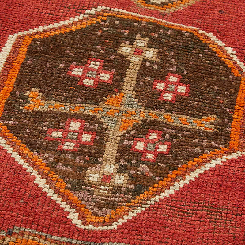 Vintage Tribal Runner Rug - 3' 2" x 12' 4" (38" x 148") - K0059623