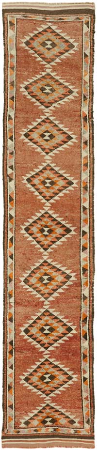 Alfombra Vintage de pasillo - 80 cm x 360 cm