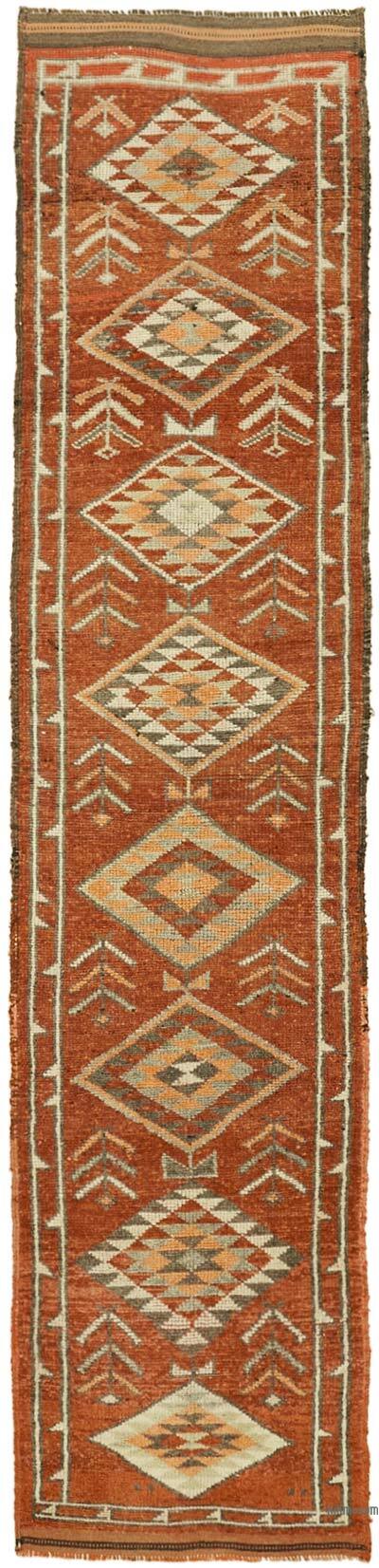 Vintage Anadolu Yolluk - 88 cm x 365 cm