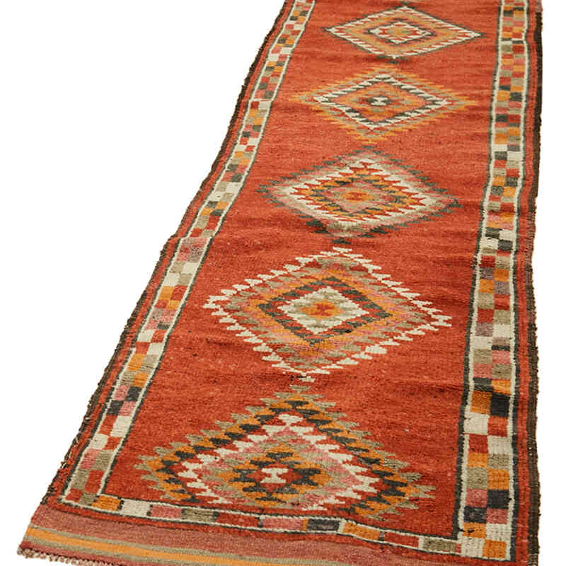 Alfombra Vintage de pasillo - 86 cm x 355 cm - K0059644