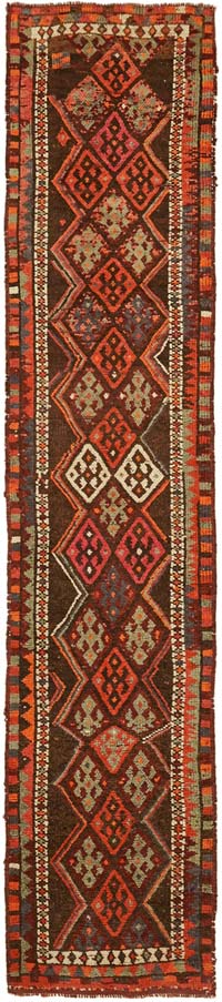 Vintage Anadolu Yolluk - 87 cm x 397 cm
