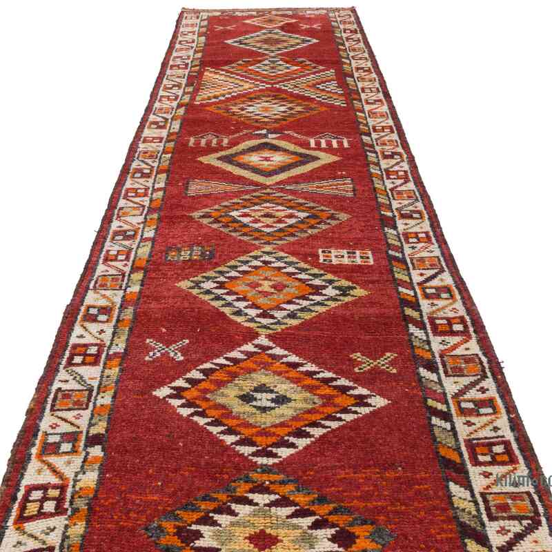 Alfombra Vintage de pasillo - 92 cm x 378 cm - K0059651