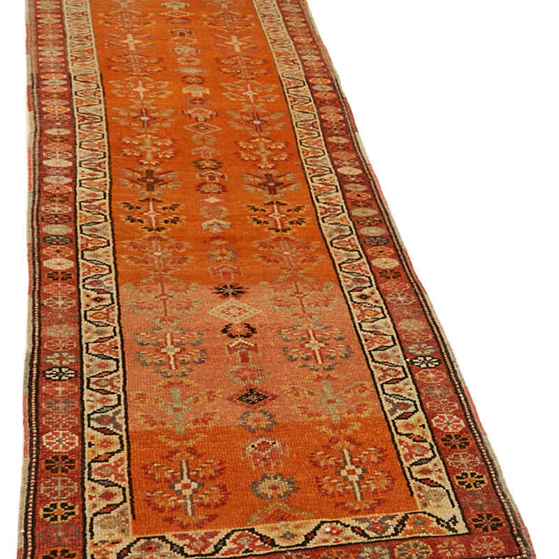 Vintage Tribal Runner Rug - 2' 11" x 11' 8" (35" x 140") - K0059652