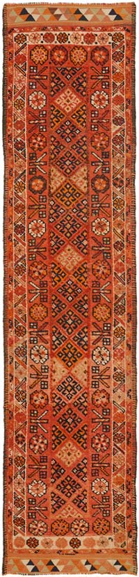 Vintage Anadolu Yolluk - 88 cm x 363 cm