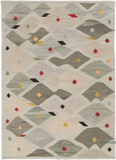 New Handwoven Turkish Kilim Rug - 5' 9" x 8' 1" (69 in. x 97 in.)
