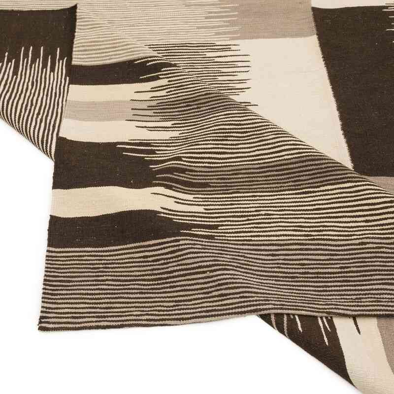 New Handwoven Turkish Kilim Rug - 7' 4" x 10' 4" (88" x 124") - K0059680