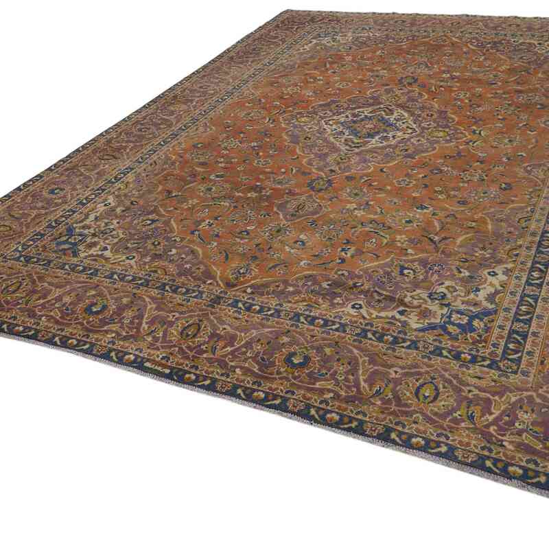 Vintage Hand-Knotted Oriental Rug - 8' 8" x 11' 11" (104 in. x 143 in.) - K0059795