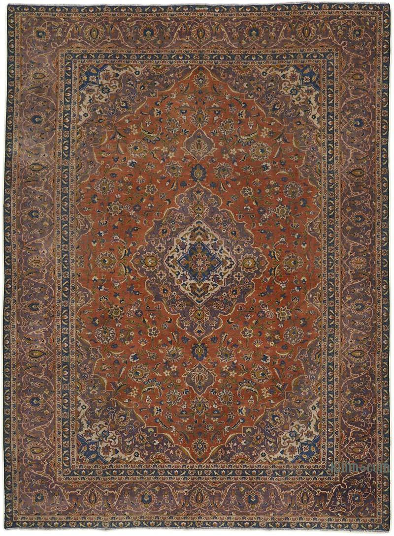 Vintage Hand-Knotted Oriental Rug - 8' 8" x 11' 11" (104 in. x 143 in.) - K0059795