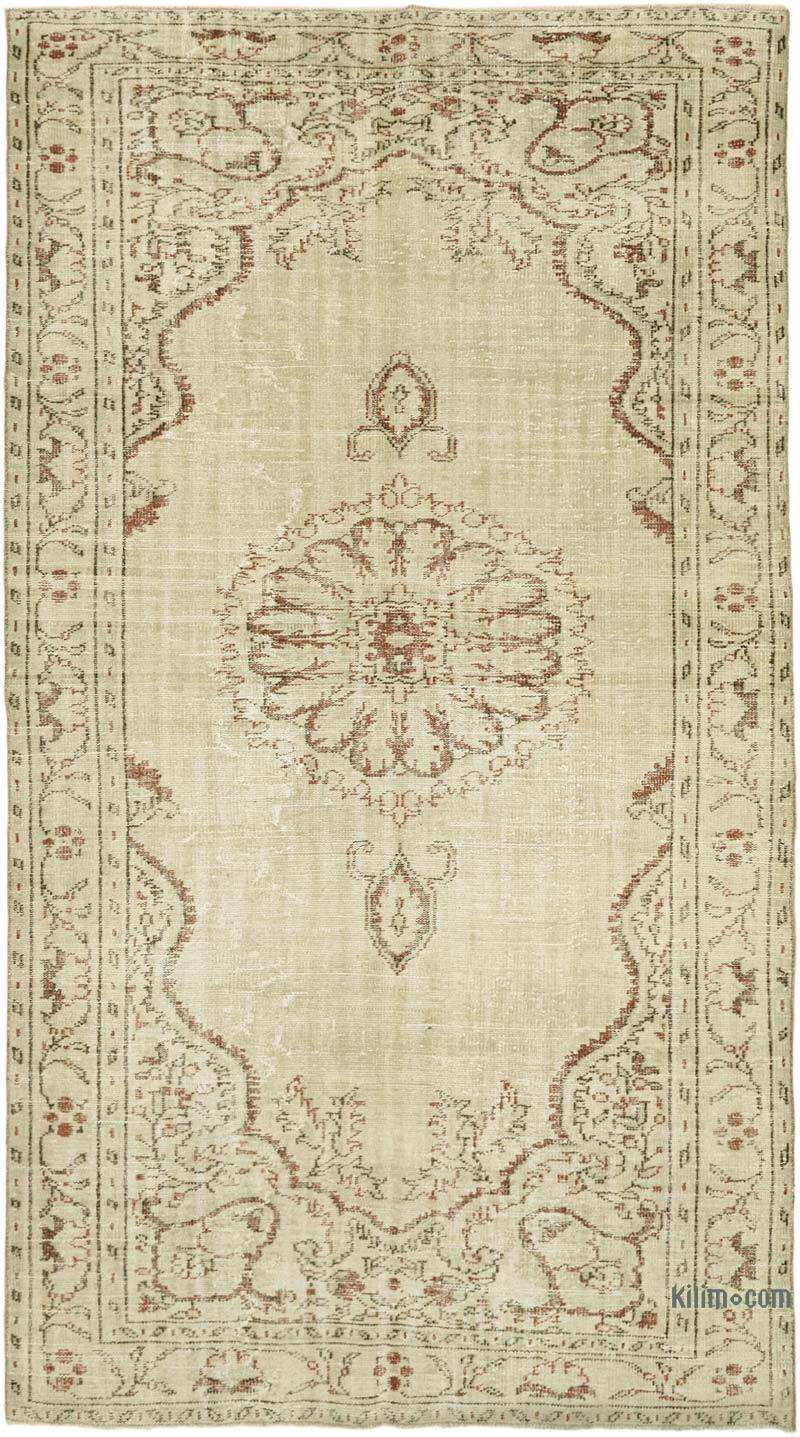 Alfombra Vintage Turca Anudada a Mano - 180 cm x 320 cm - K0059812