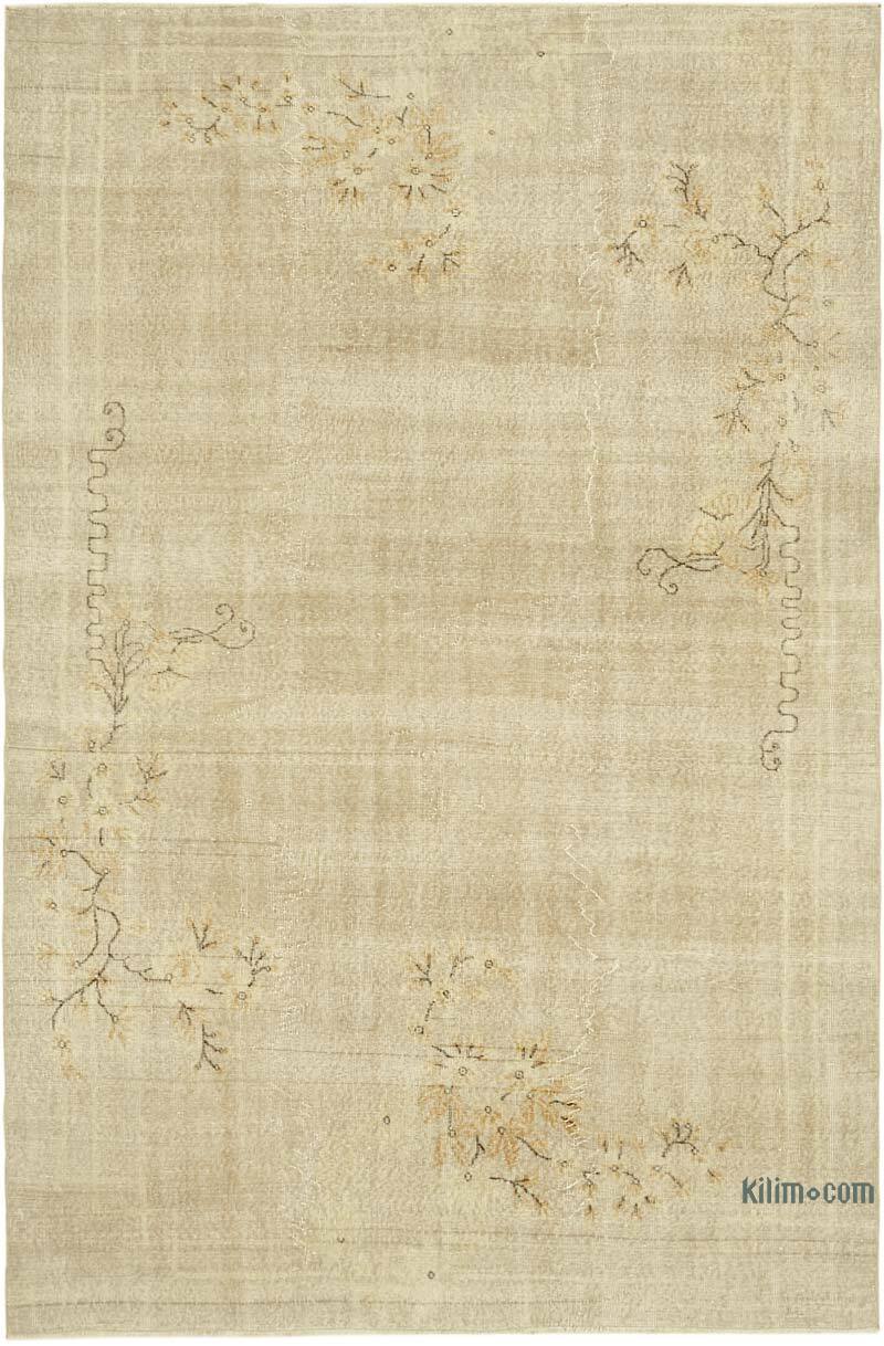Alfombra Vintage Turca Anudada a Mano - 204 cm x 306 cm - K0059822