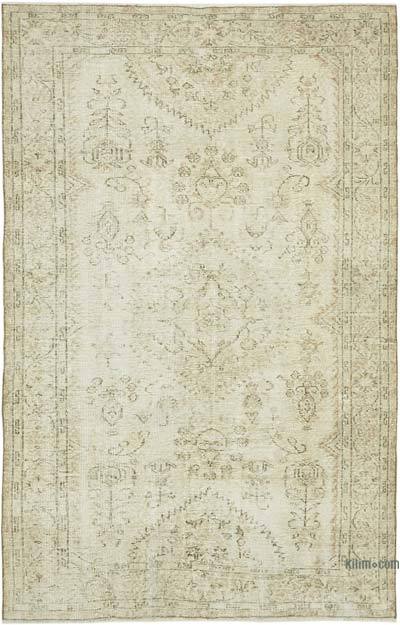 Vintage Turkish Hand-Knotted Rug - 5' 9" x 8' 10" (69 in. x 106 in.)
