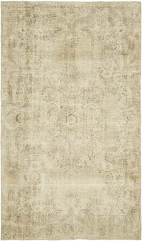 Vintage Turkish Hand-Knotted Rug - 6'  x 10' 1" (72" x 121")
