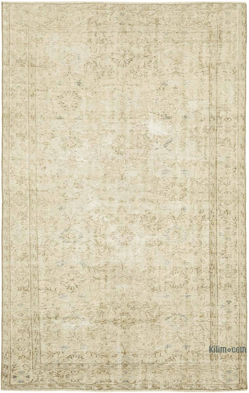 Vintage Turkish Hand-Knotted Rug - 6'  x 9' 7" (72" x 115") - K0059833