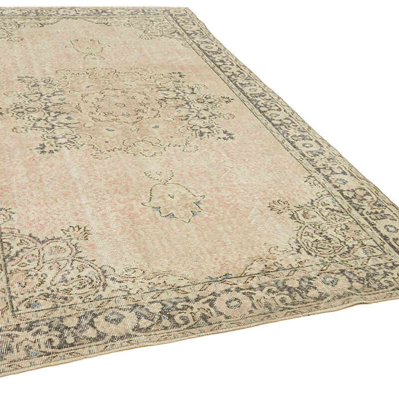 Vintage Turkish Hand-Knotted Rug - 6' 4" x 10' 4" (76" x 124") - K0059836