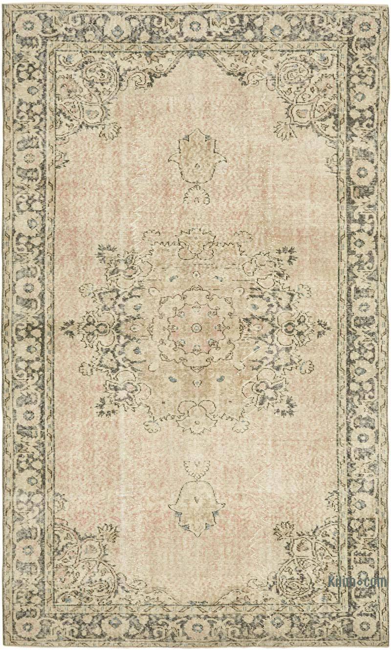 Vintage Turkish Hand-Knotted Rug - 6' 4" x 10' 4" (76" x 124") - K0059836