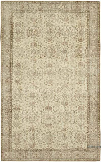 Vintage Turkish Hand-Knotted Rug - 5' 10" x 9' 5" (70" x 113")