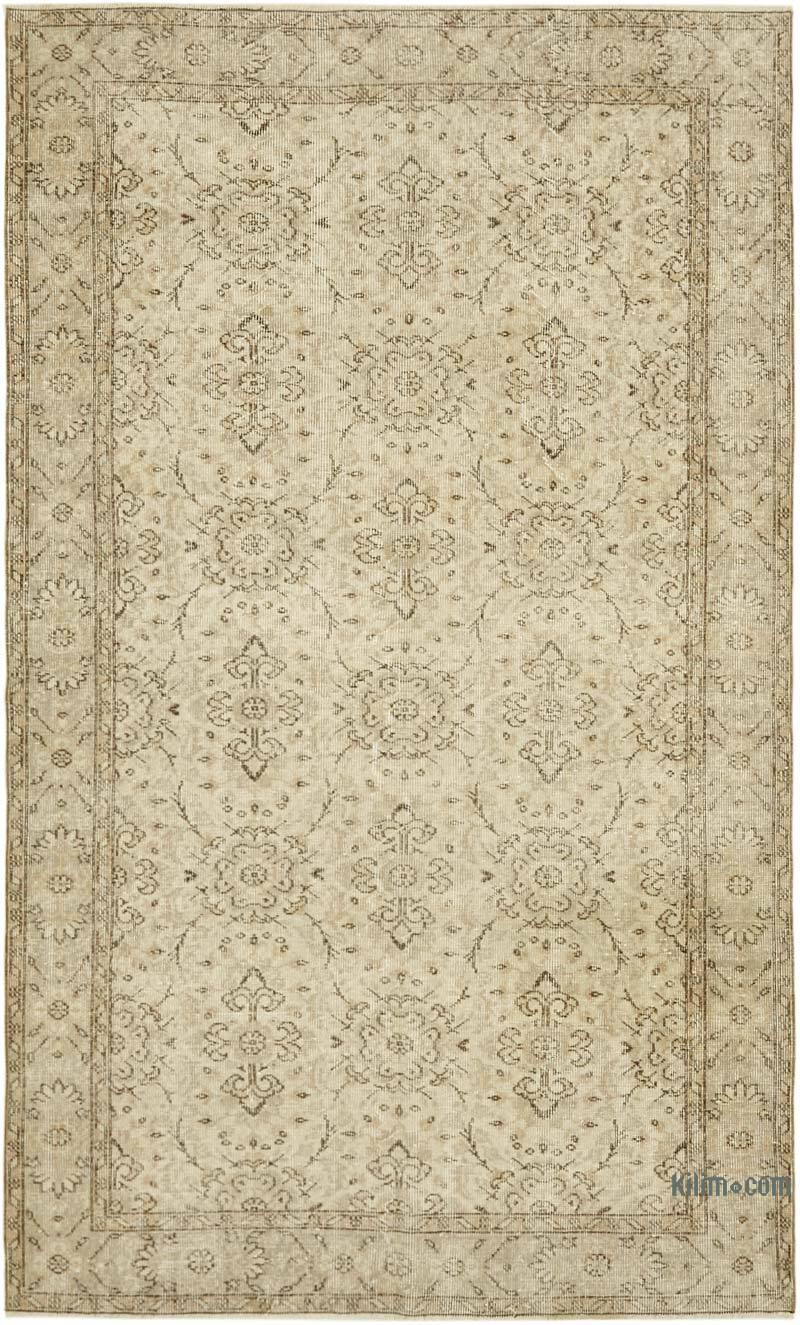 Vintage Turkish Hand-Knotted Rug - 5' 6" x 9' 1" (66" x 109") - K0059851