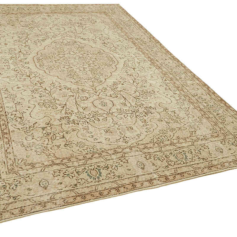 El Dokuma Vintage Halı - 204 cm x 306 cm - K0059853