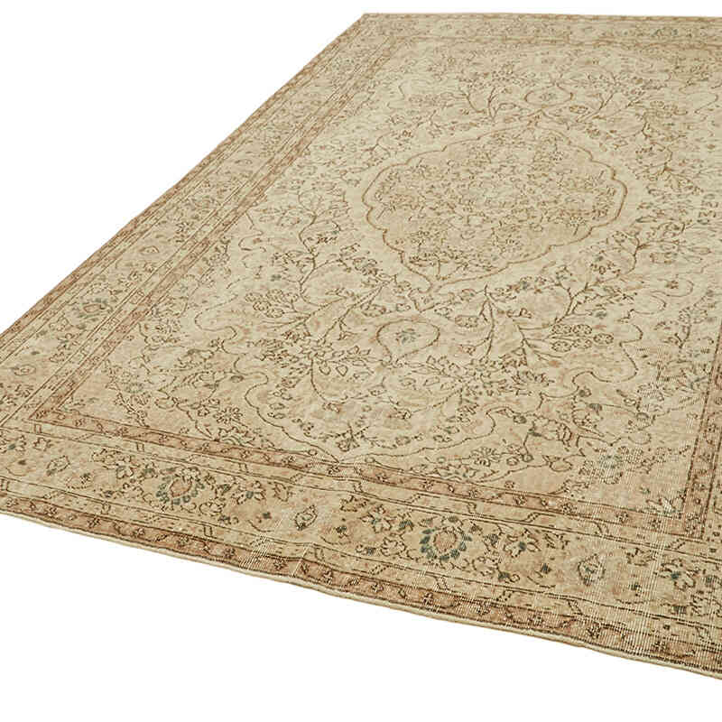 El Dokuma Vintage Halı - 204 cm x 306 cm - K0059853