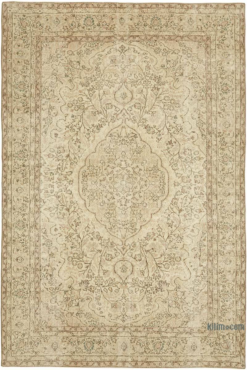 El Dokuma Vintage Halı - 204 cm x 306 cm - K0059853