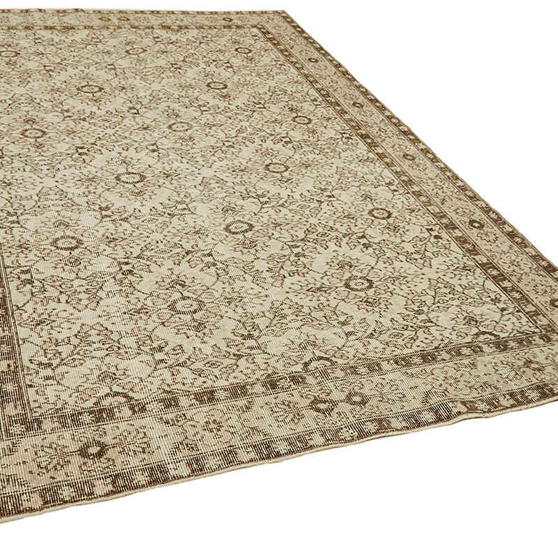 Alfombra Vintage Turca Anudada a Mano - 187 cm x 281 cm - K0059862