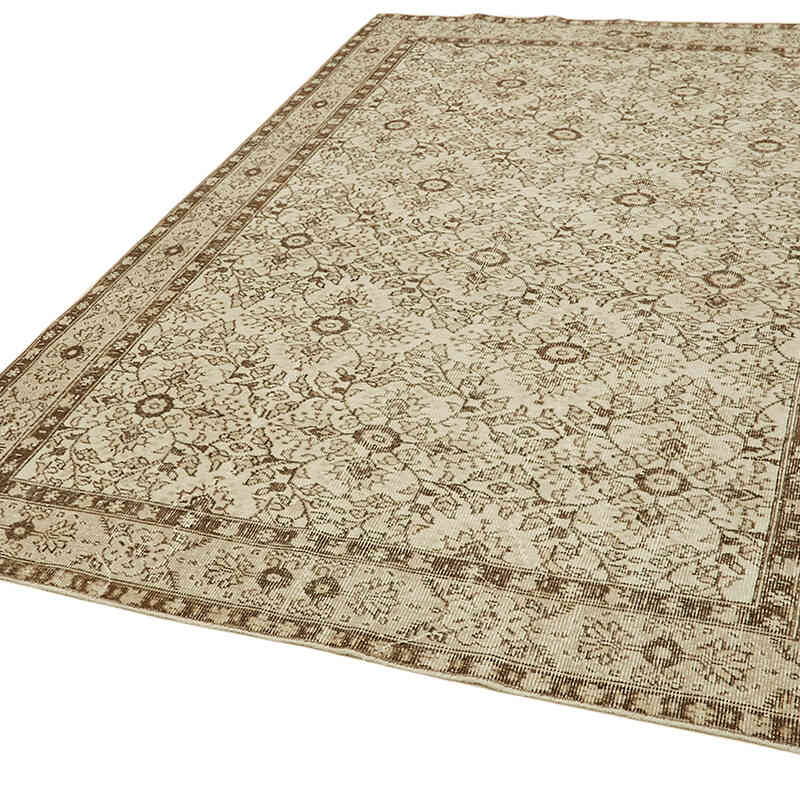 Alfombra Vintage Turca Anudada a Mano - 187 cm x 281 cm - K0059862