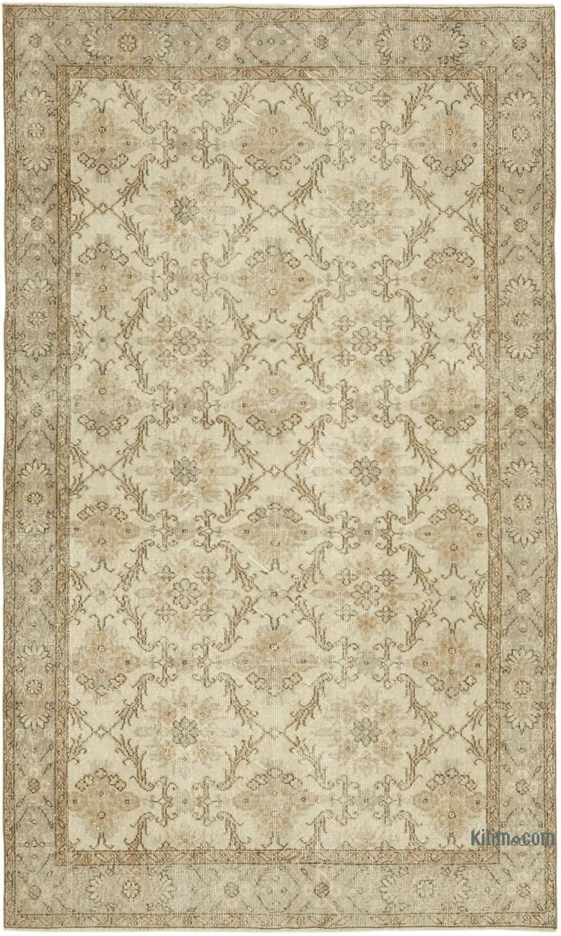 Vintage Turkish Hand-Knotted Rug - 5' 7" x 9' 2" (67" x 110") - K0059863