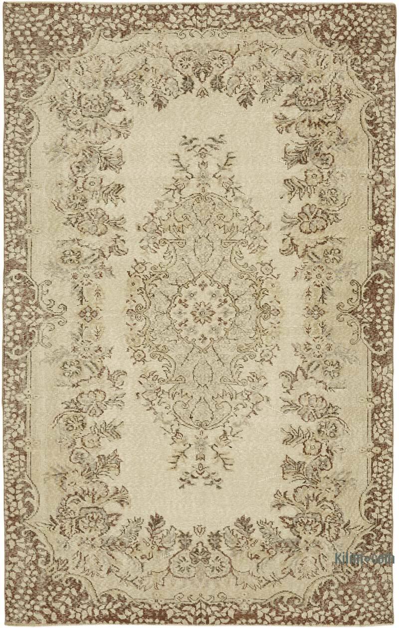 Vintage Turkish Hand-Knotted Rug - 5' 7" x 8' 9" (67" x 105") - K0059866