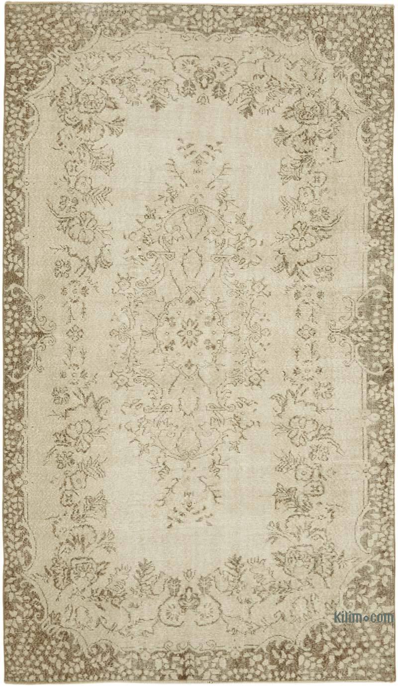 Vintage Turkish Hand-Knotted Rug - 5' 5" x 9' 5" (65" x 113") - K0059868