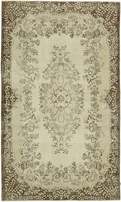 Vintage Turkish Hand-Knotted Rug - 5' 7" x 9' 3" (67 in. x 111 in.)