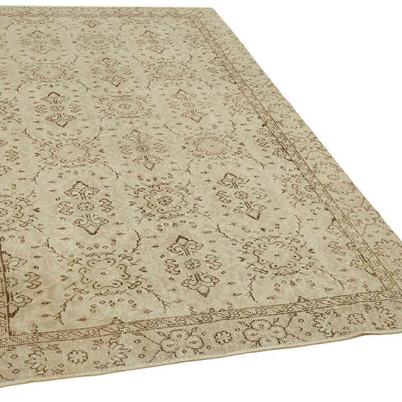 Alfombra Vintage Turca Anudada a Mano - 147 cm x 256 cm - K0059892