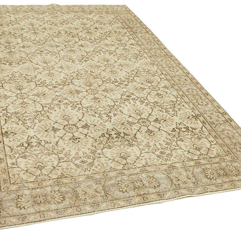 Vintage Turkish Hand-Knotted Rug - 5' 6" x 8' 8" (66" x 104") - K0059898