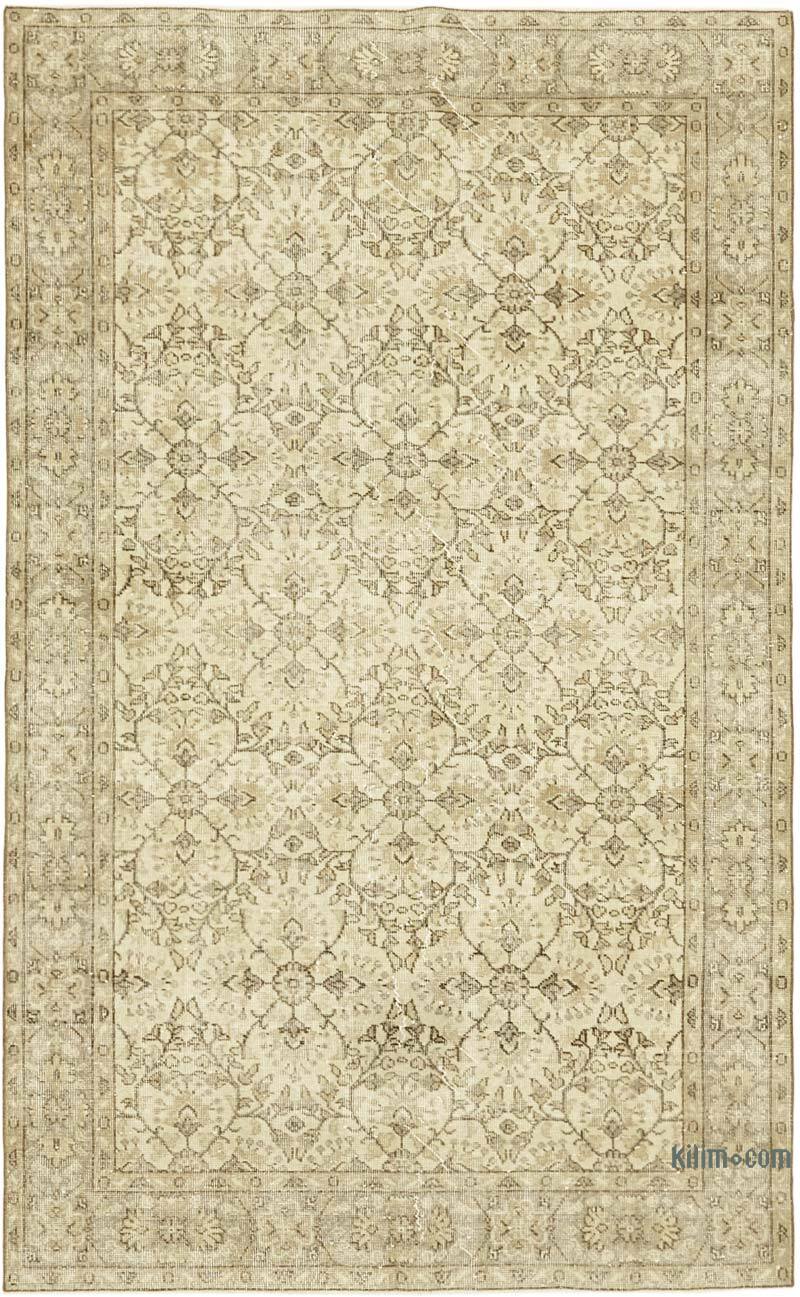 Vintage Turkish Hand-Knotted Rug - 5' 6" x 8' 8" (66" x 104") - K0059898
