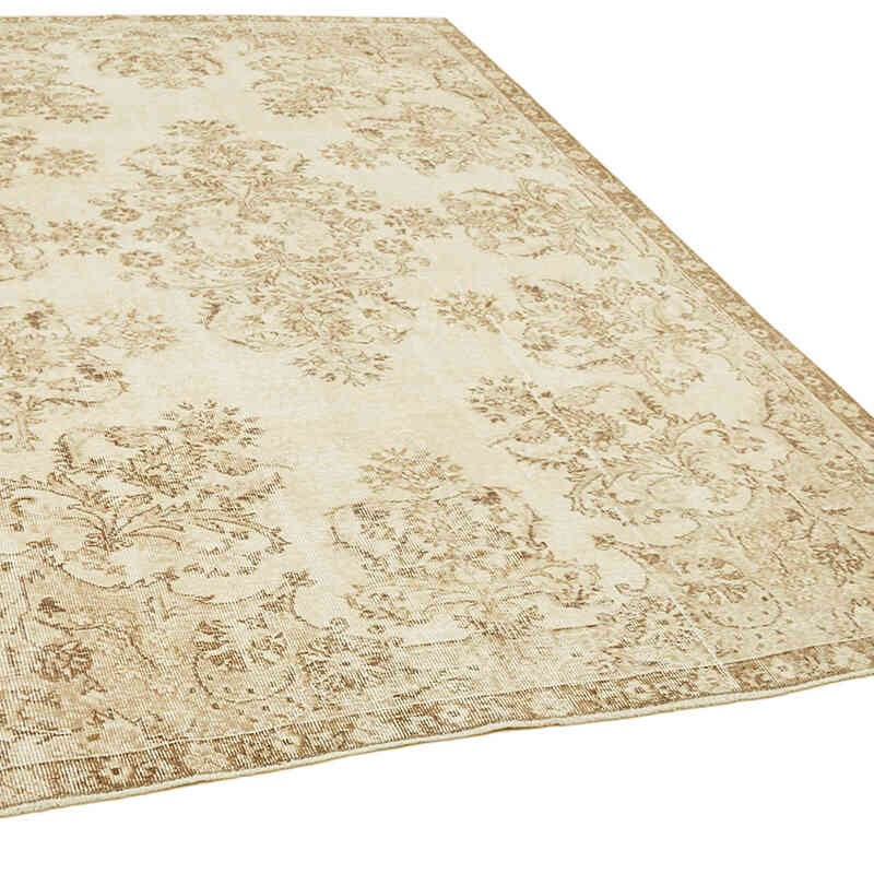 Alfombra Vintage Turca Anudada a Mano - 193 cm x 283 cm - K0059909