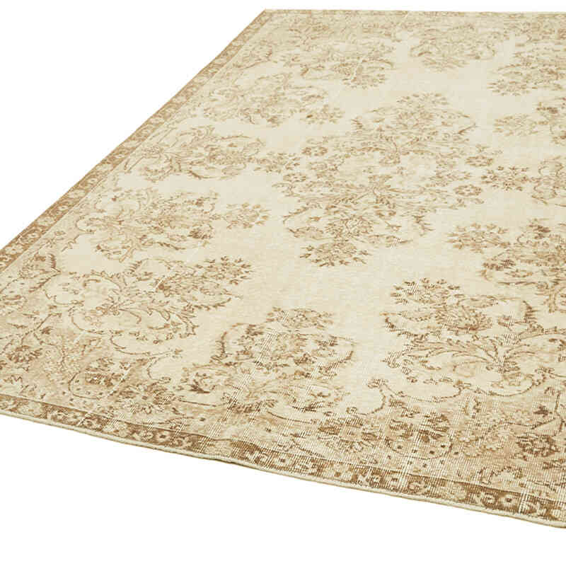 Alfombra Vintage Turca Anudada a Mano - 193 cm x 283 cm - K0059909