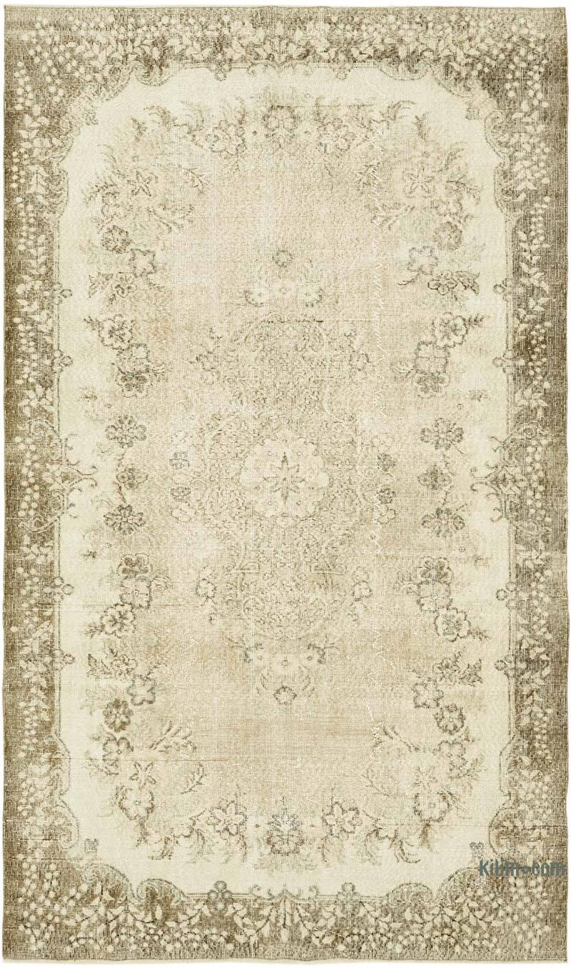 Vintage Turkish Hand-Knotted Rug - 5' 9" x 9' 7" (69" x 115") - K0059911