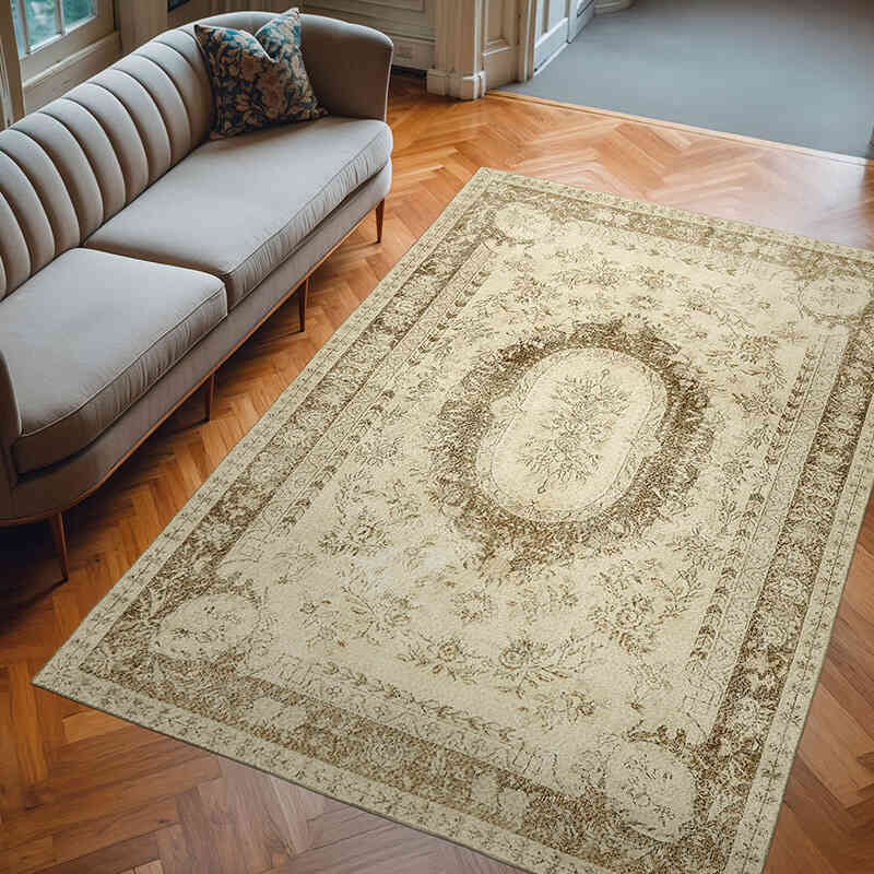 El Dokuma Vintage Halı - 205 cm x 299 cm - K0059913