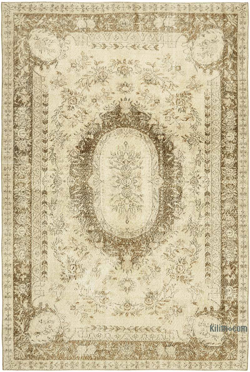 El Dokuma Vintage Halı - 205 cm x 299 cm - K0059913
