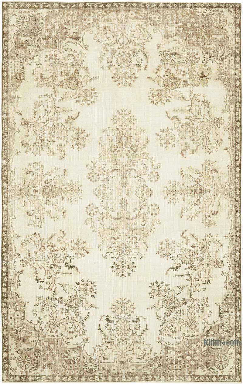 Vintage El Dokuma Anadolu Halısı - 183 cm x 284 cm - K0059914
