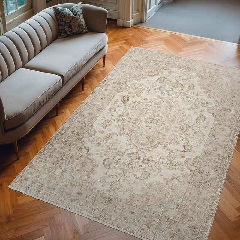El Dokuma Vintage Halı - 193 cm x 287 cm - K0059915