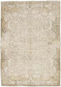 Vintage Turkish Hand-Knotted Rug - 6' 3" x 9' 1" (75" x 109")