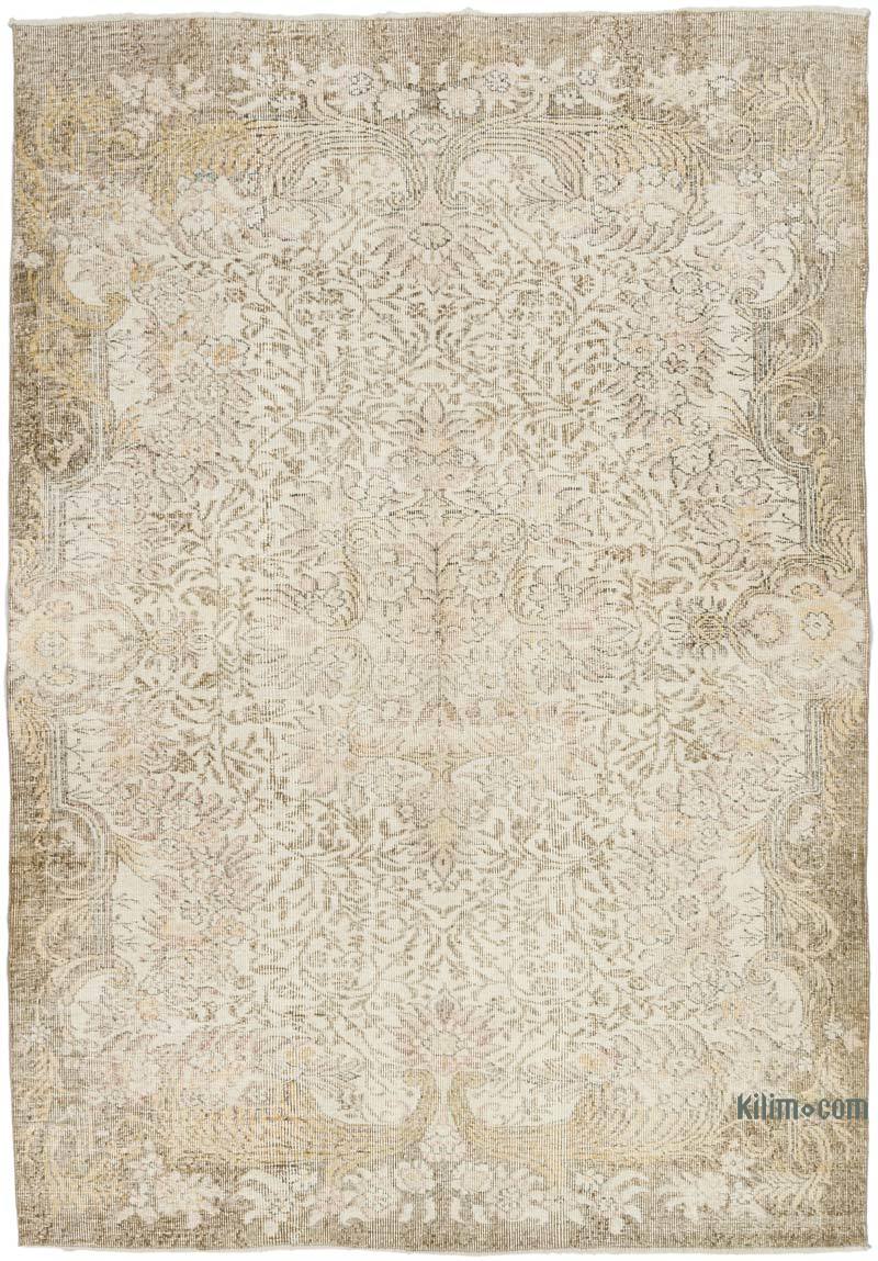Vintage Turkish Hand-Knotted Rug - 6' 3" x 9' 1" (75" x 109") - K0059918