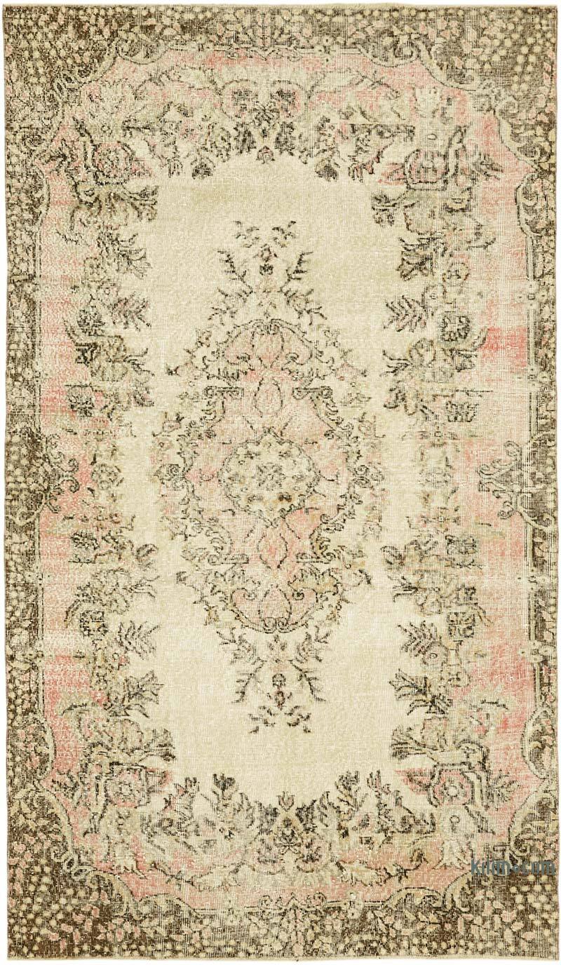 Vintage Turkish Hand-Knotted Rug - 5' 5" x 9' 4" (65" x 112") - K0059925