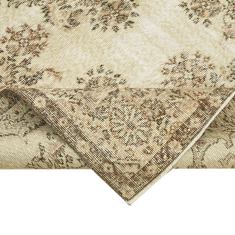 Alfombra Vintage Turca Anudada a Mano - 161 cm x 255 cm - K0059926