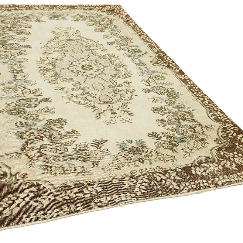 Alfombra Vintage Turca Anudada a Mano - 169 cm x 288 cm - K0059928