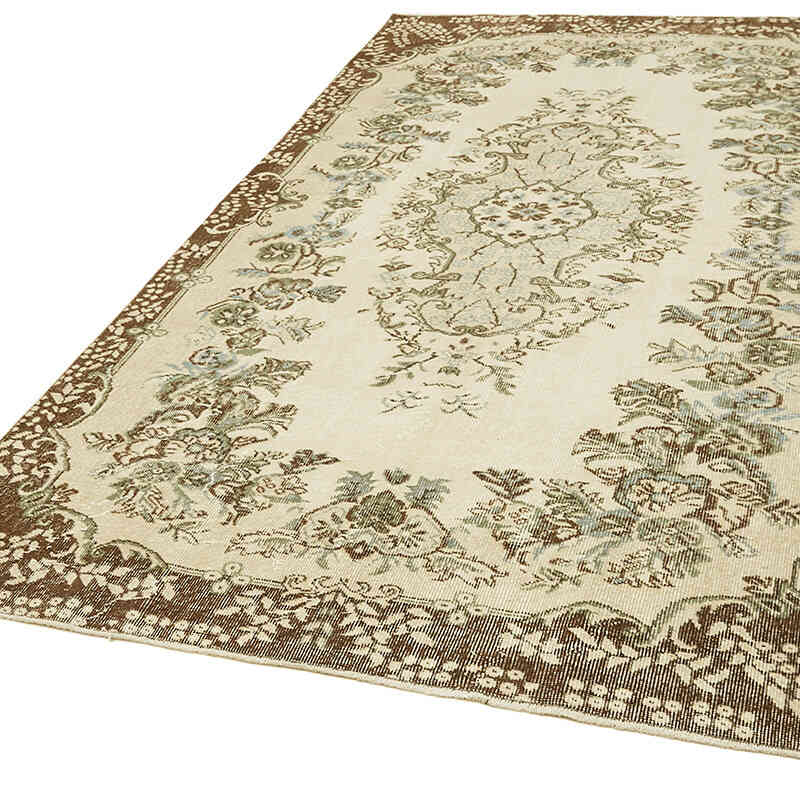 Alfombra Vintage Turca Anudada a Mano - 169 cm x 288 cm - K0059928
