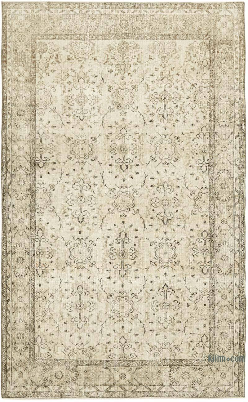 Alfombra Vintage Turca Anudada a Mano - 171 cm x 273 cm - K0059933
