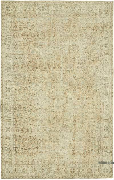 Vintage Turkish Hand-Knotted Rug - 6' 10" x 10' 9" (82 in. x 129 in.)
